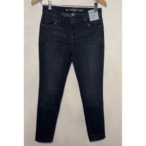 Cat & Jack Girls' Blue Mid-Rise Ultimate Stretch Skinny Jeans Size 18 Slim